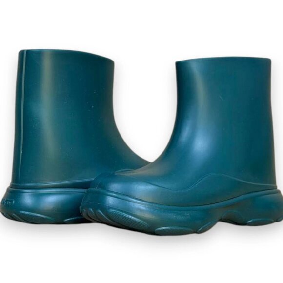 HUGO Wellee Extralight Women's Rainy Boots Olive Manmade US 7 (UK 4 EU 37) - Picture 4 of 4